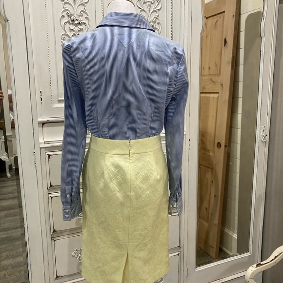 Banana Republic yellow skirt size 4 - Picture 3 of 10